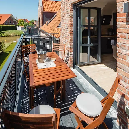 Kuesten West Seitliche Wasserlage, 1 Balkon, 90qm Appartamento Greetsiel